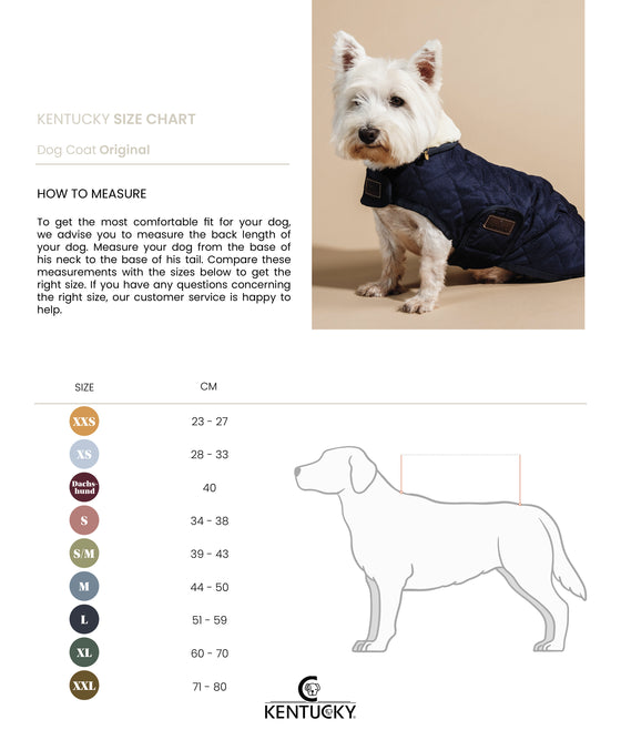 KENTUCKY DOGWEAR | Original Dog Coat - Groen