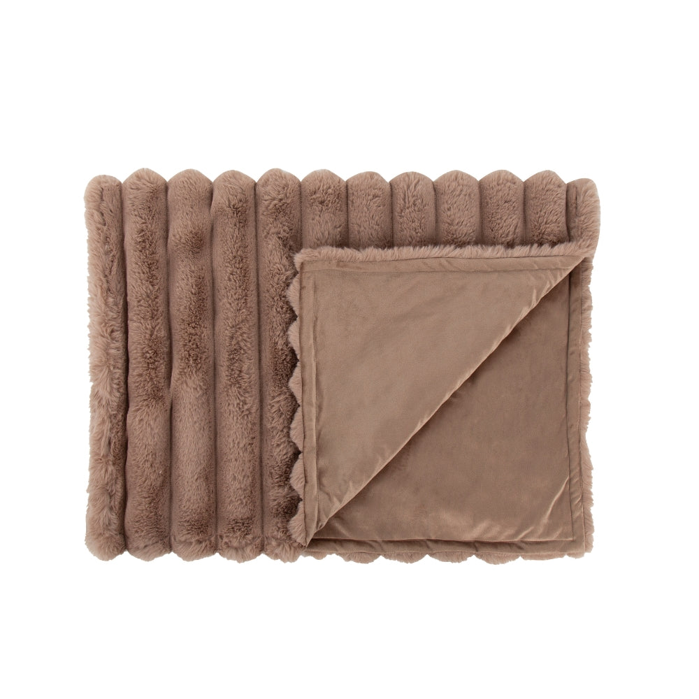SCRUFFS | Aspen Blanket – Taupe