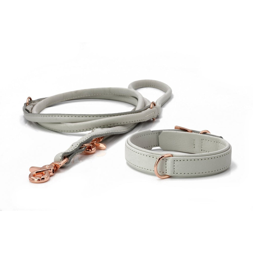 AMICI | Nappa Halsband - Lichtgrijs