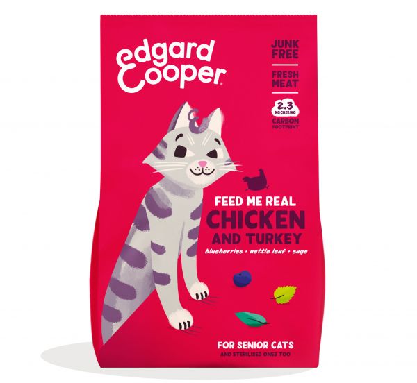EDGARD & COOPER | Senior Cat - Verse Kip & Kalkoen