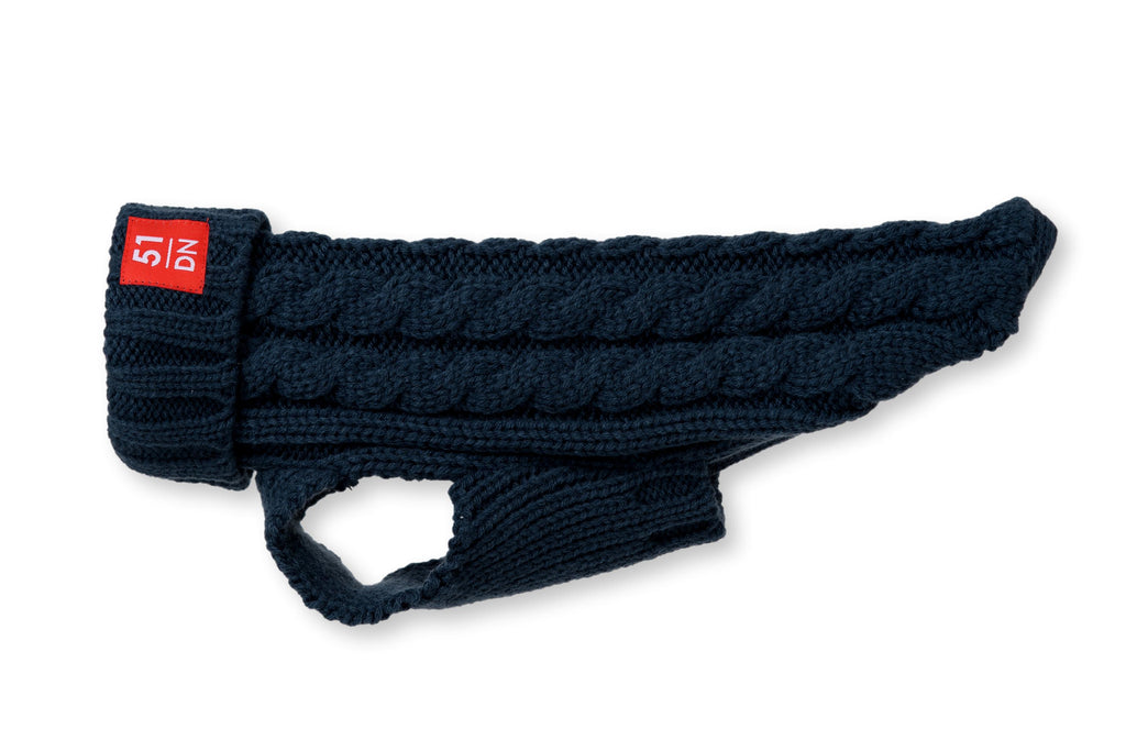 51DN | Cable Sweater Cosy - Midnight Blue