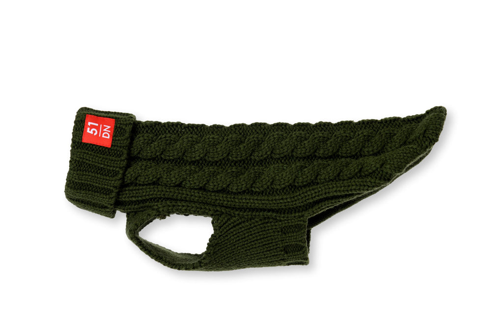 51DN | Cable Sweater Cosy - Khaki