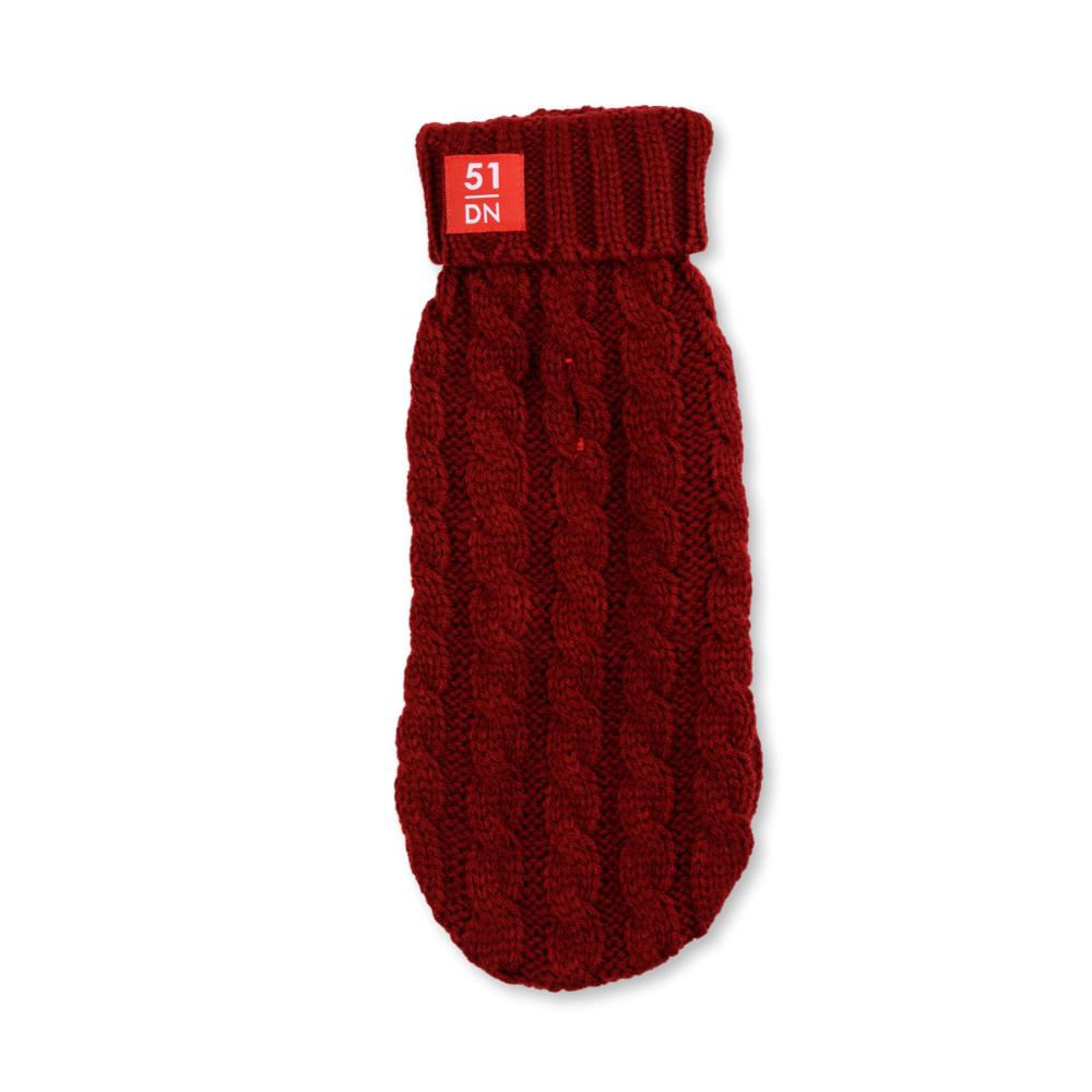 51DN | Cable Sweater Cosy - Warm Red