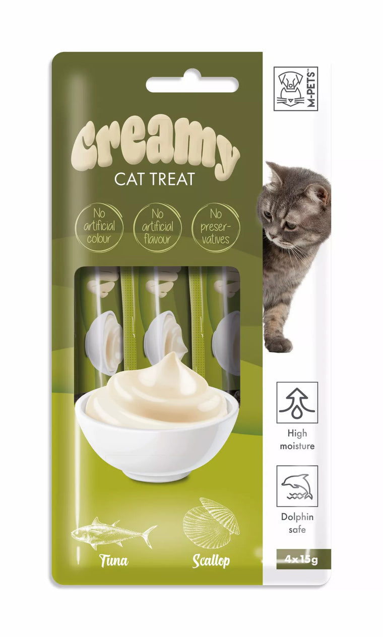 M-PETS | Creamy Cat Treat - Tonijn & Sint Jakobsschelp