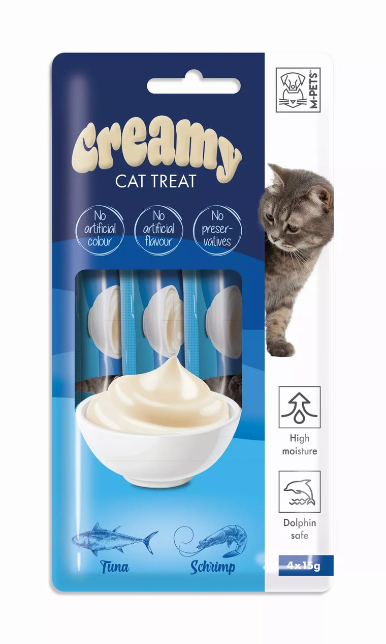 M-PETS | Creamy Cat Treat - Tonijn & Garnalen