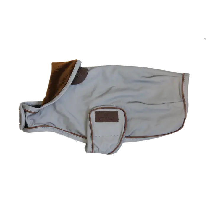 KENTUCKY DOGWEAR | Reflective & Water Repellent Dog Coat - Silver