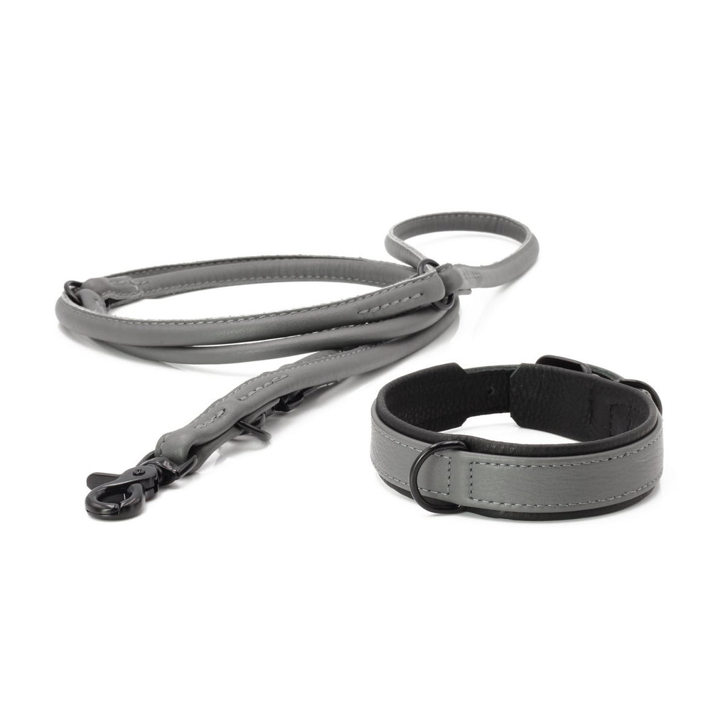 AMICI | Nappa Halsband - Antraciet