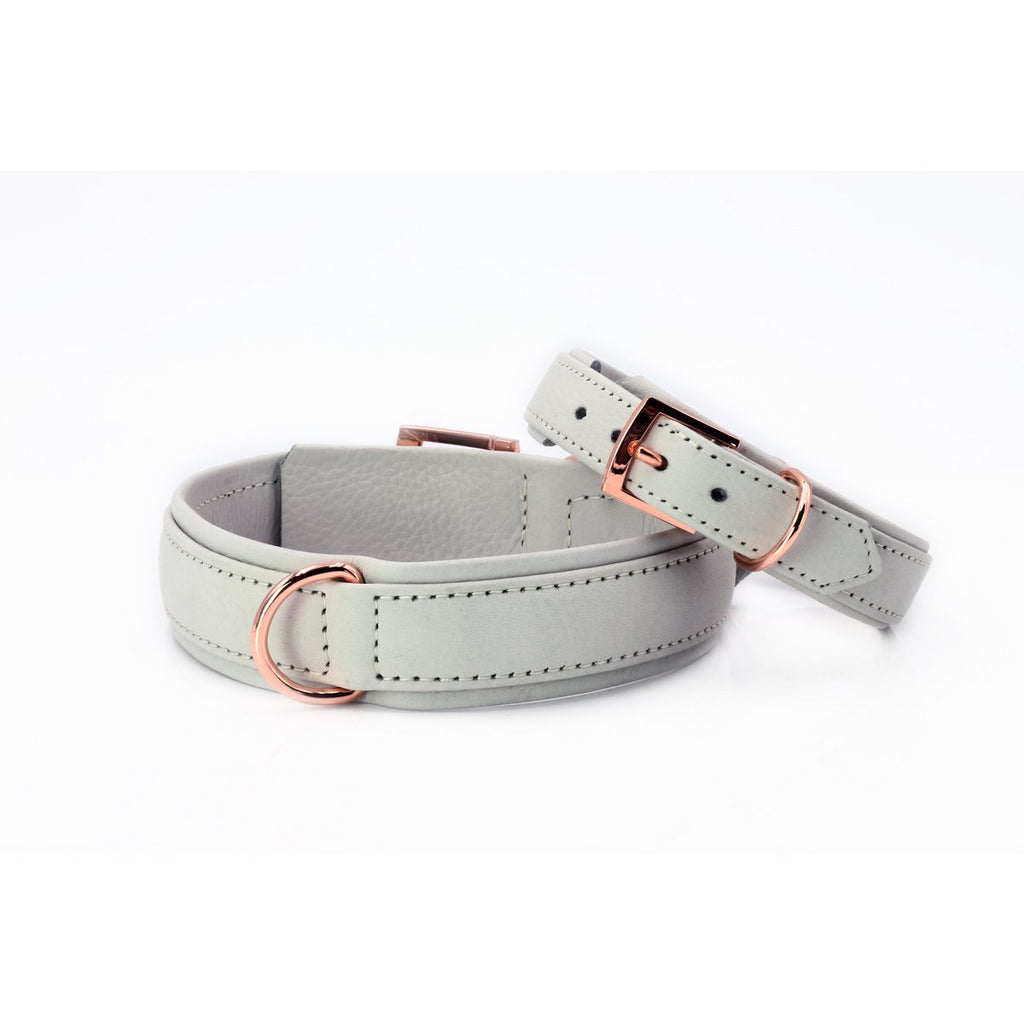 AMICI | Nappa Halsband - Lichtgrijs