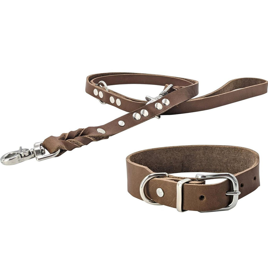 GIRO | Leren Halsband - Mokka