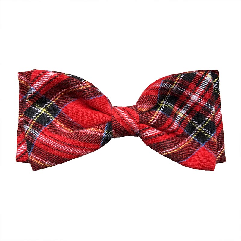 LULUBELLES | Holiday Bow Tie Royal Tartan