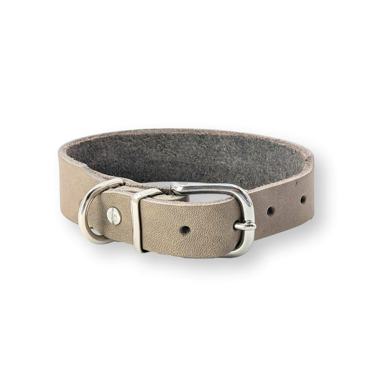 GIRO | Leren Halsband - Grijs