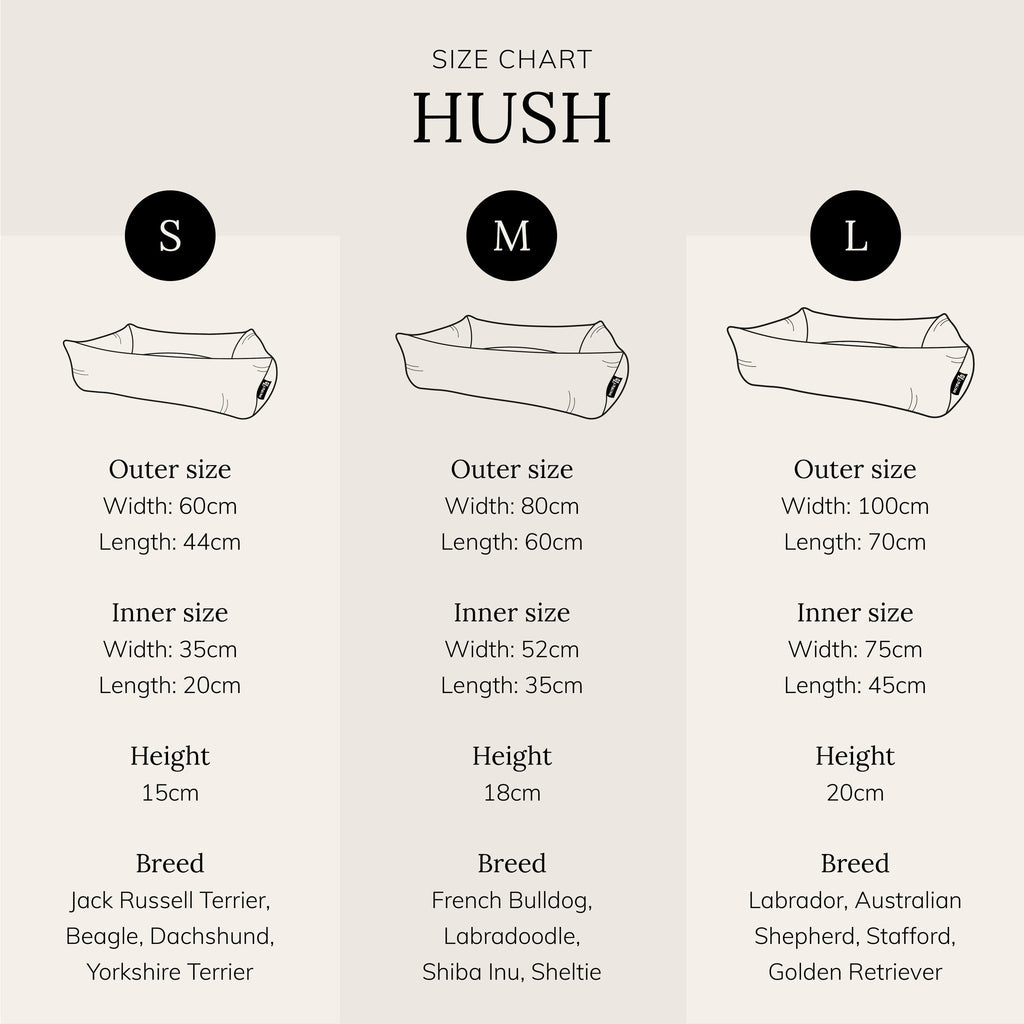 DISTRICT 70 | Hush Hondenbed - Cream