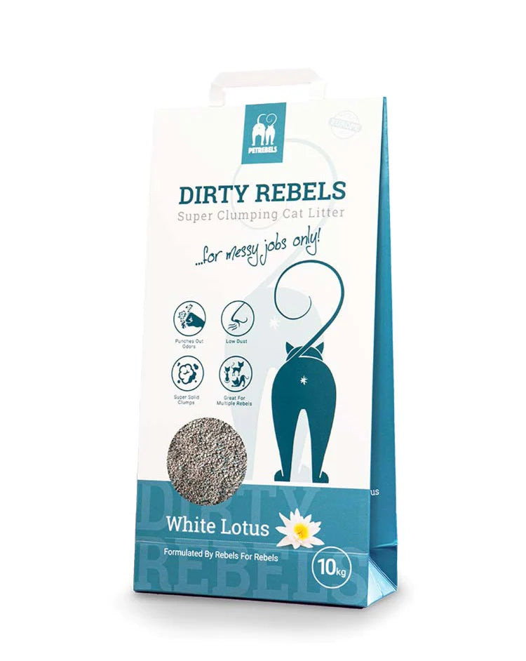 DIRTY REBELS | Kattenbakvulling - White Lotus