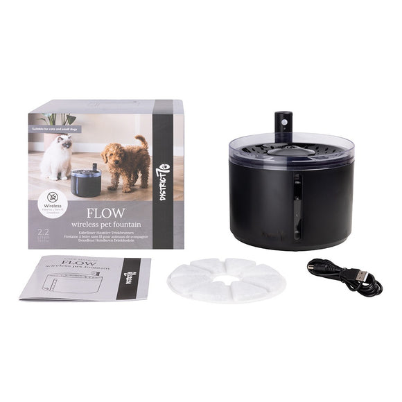 DISTRICT 70 | FLOW - Draadloze drinkfontein - Zwart