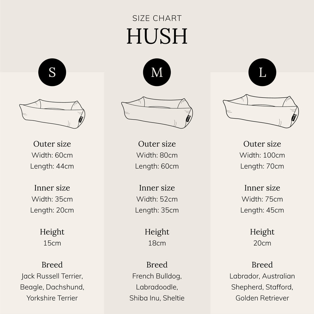 DISTRICT 70 | Hush Hondenbed - Dark Grey
