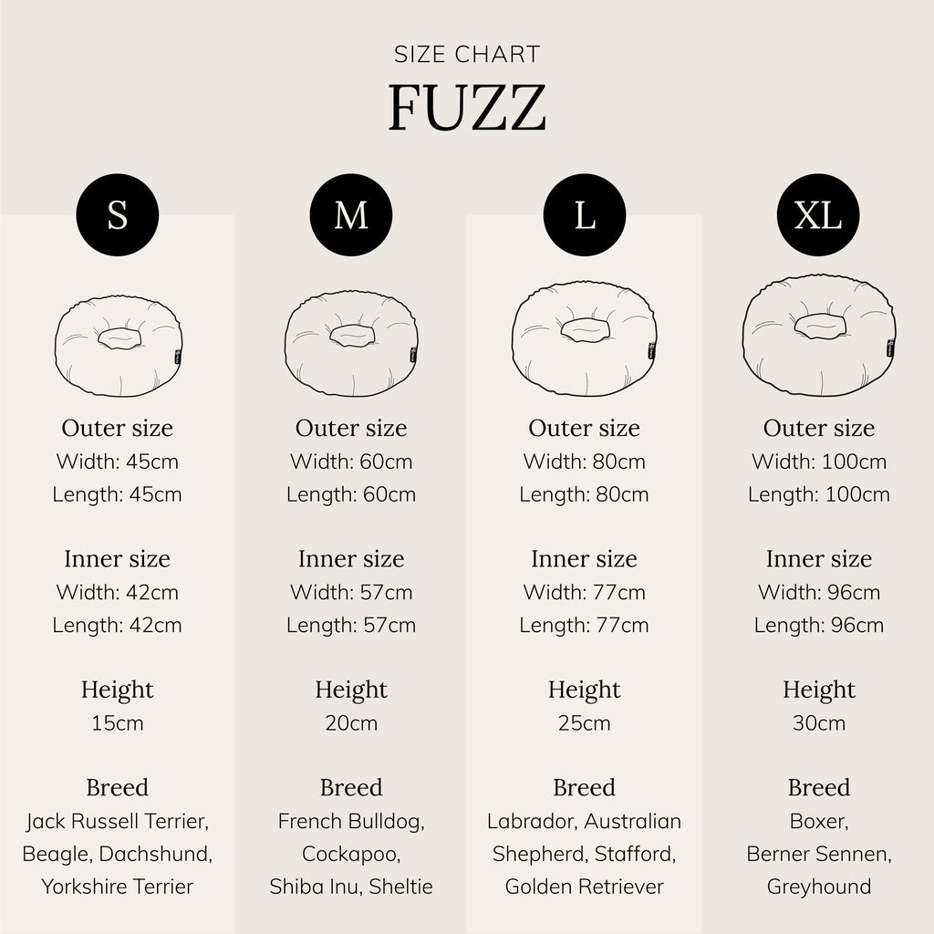 FUZZ | Donut Bed - Donkergrijs