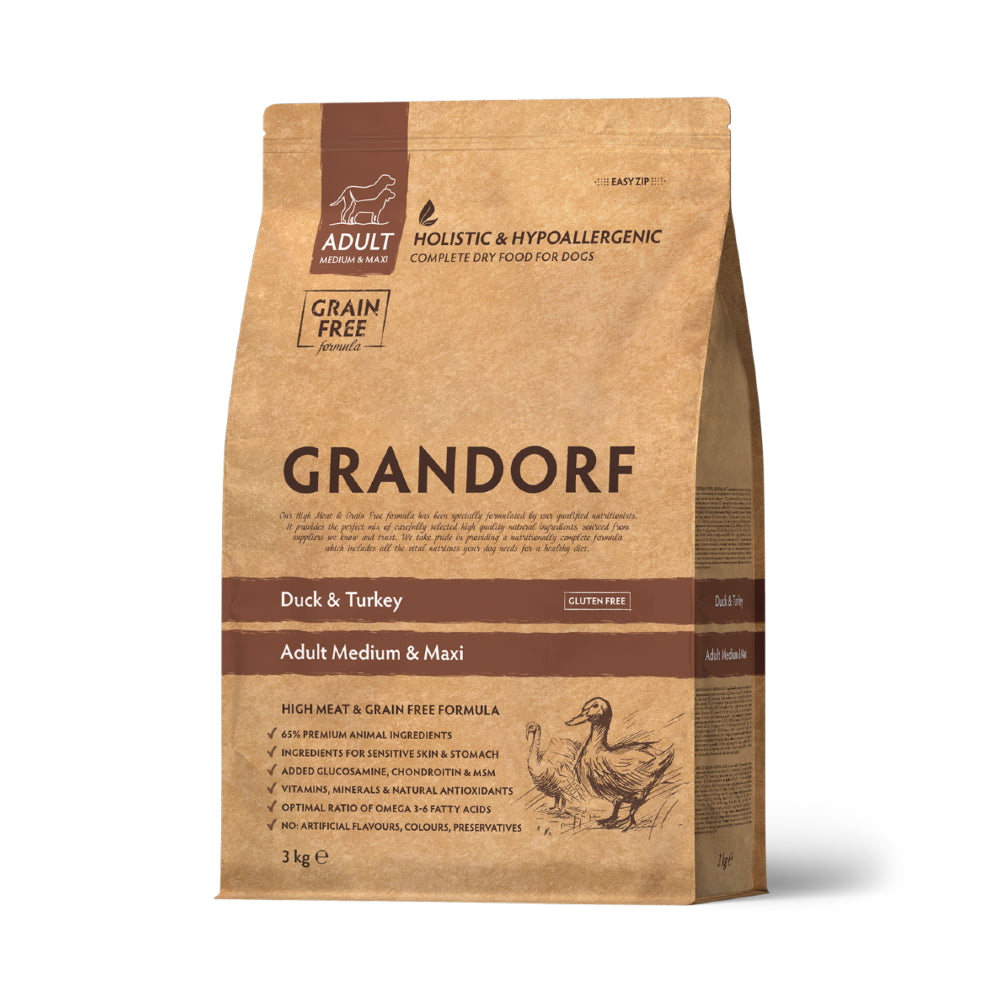 GRANDORF DOG | Duck & Turkey - Adult Medium & Maxi