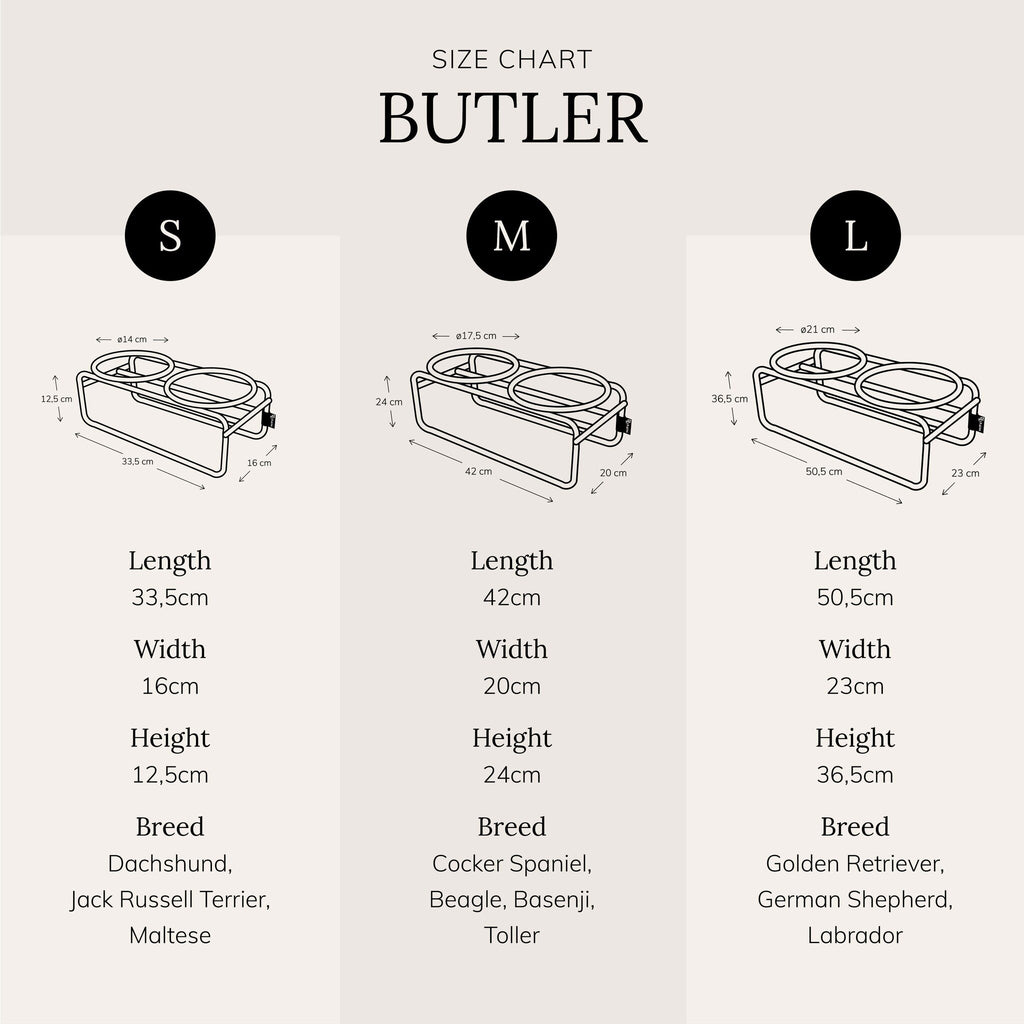 DISTRICT 70 | Butler - Verhoogde Voerbakstandaard