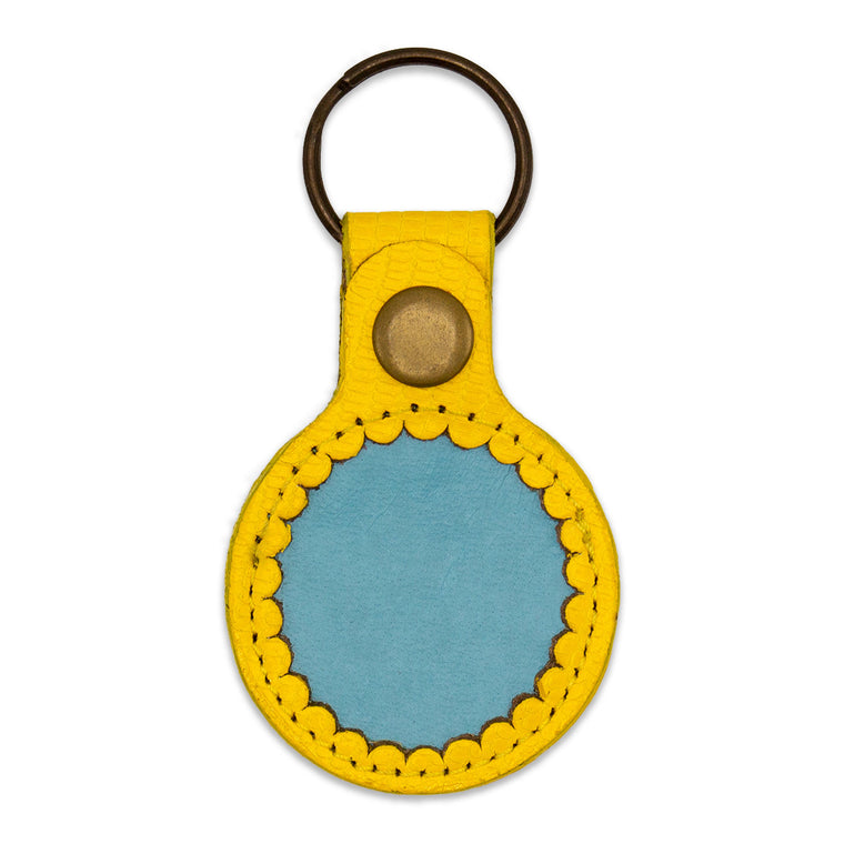 DWAM | Air Tag Hoesje - Geel