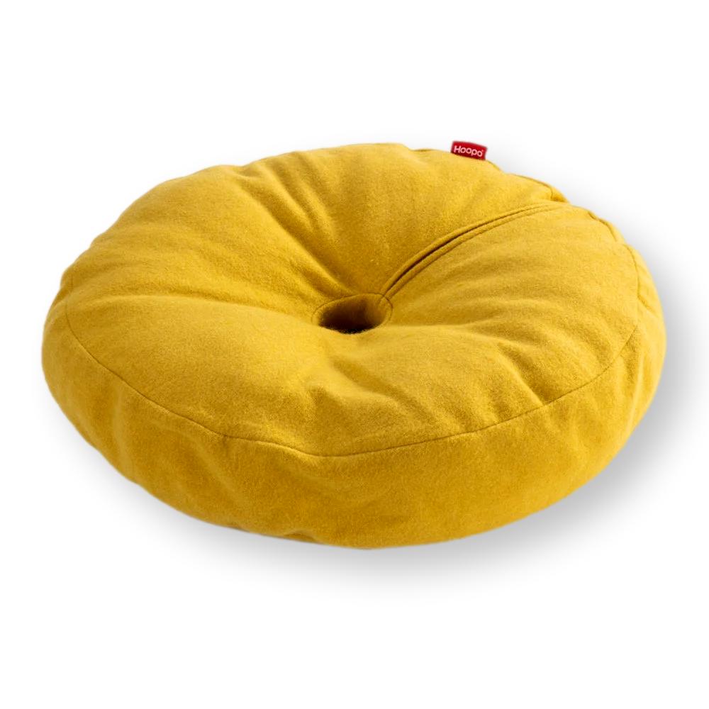 HOOPO | Donut Kattenbed - Okergeel