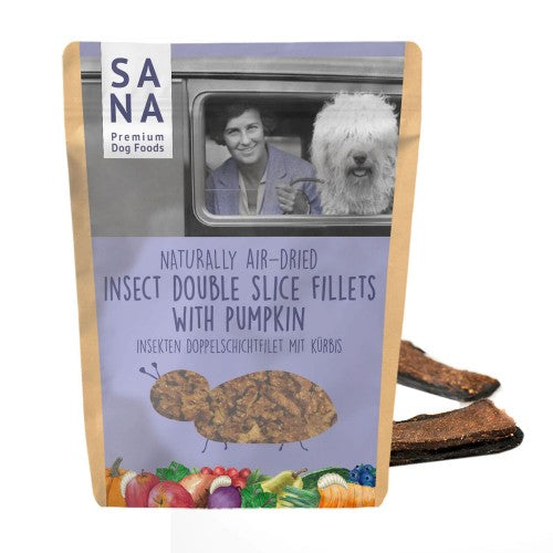 SANA DOG | Double Slice Fillets - Insect met Pompoen