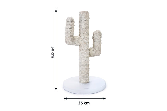DESIGNED BY LOTTE | Houten Krabpaal Cactus - Wit