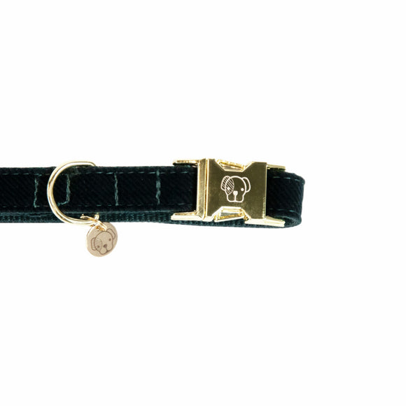 KENTUCKY DOGWEAR | Corduroy Halsband - Donkergroen