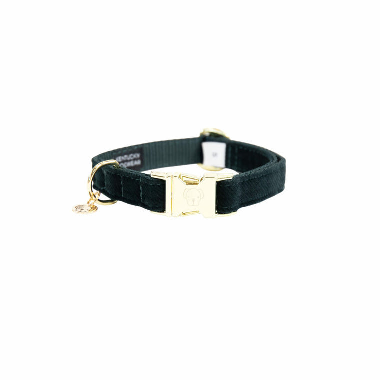 KENTUCKY DOGWEAR | Corduroy Halsband - Donkergroen