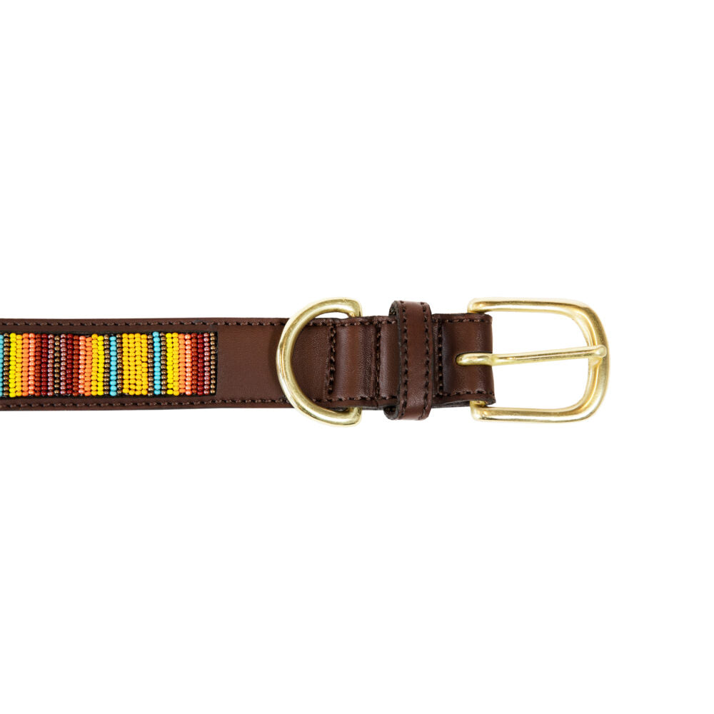 KENTUCKY DOGWEAR | Luxe Parels Halsband - Oranje