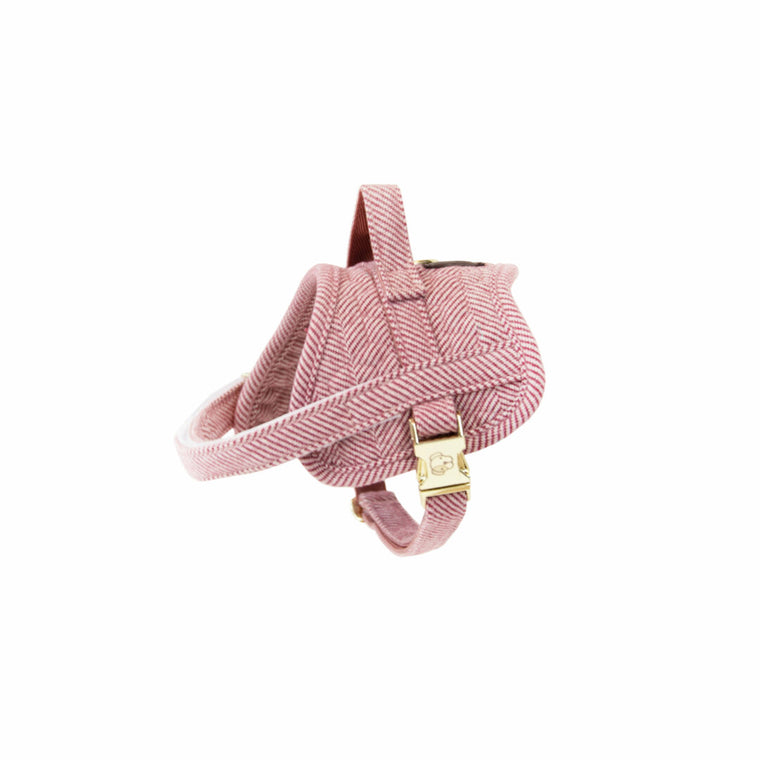 KENTUCKY DOGWEAR | Body Safe Wool Harnas - Oud Roze