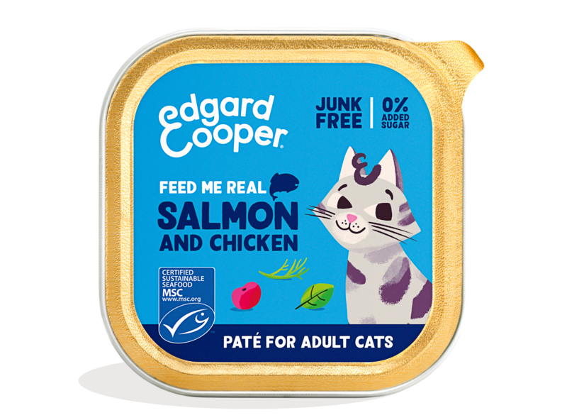 EDGARD & COOPER | Adult Cat - Zalm & Vrije Uitloop Kip - Paté