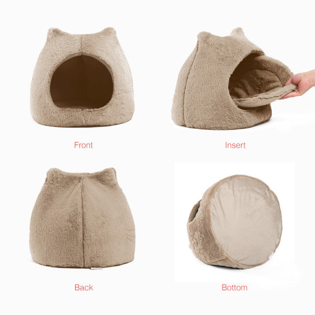 PETSTAGES | Meow Hut Fur - Wheat