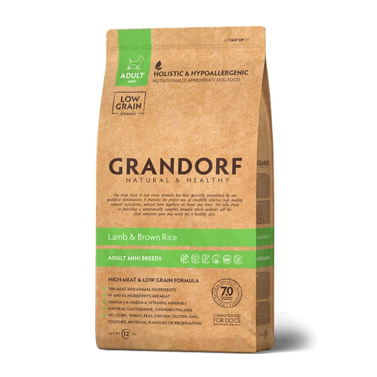 GRANDORF DOG | Lamb & Brown Rice - Adult MIni Breed