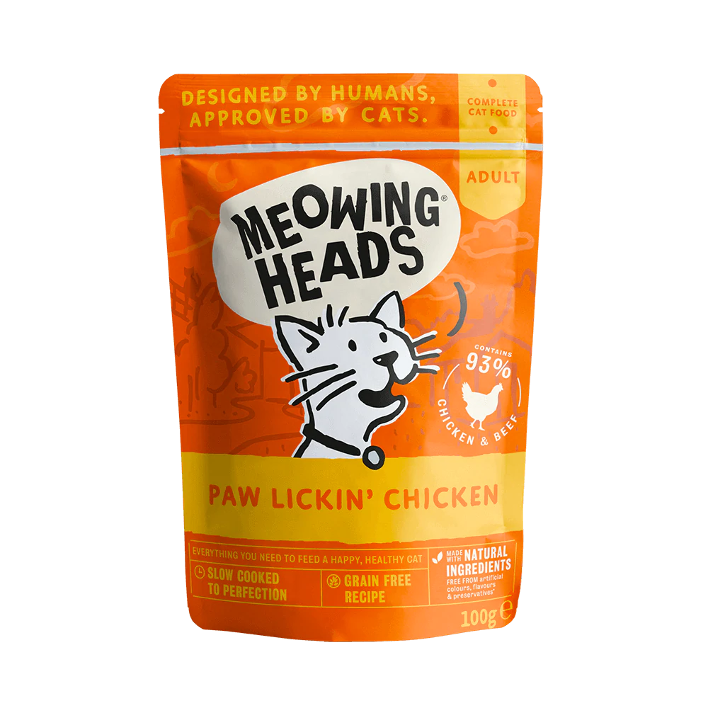 MEOWING HEADS | Paw Lickin Chicken - Natvoer