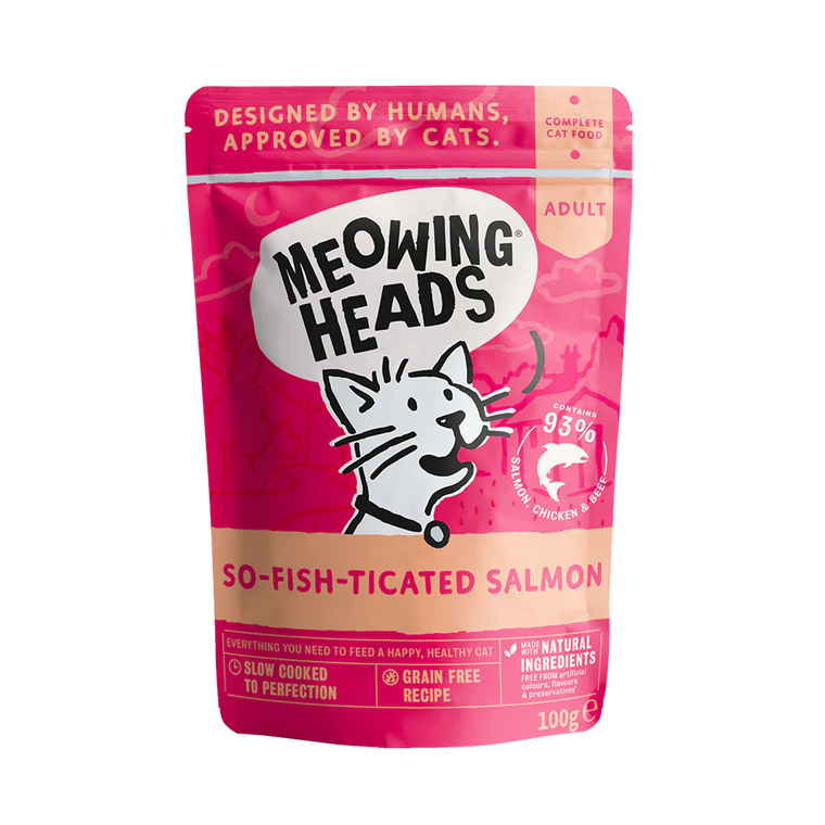 MEOWING HEADS | So Fish Ticated Salmon - Natvoer