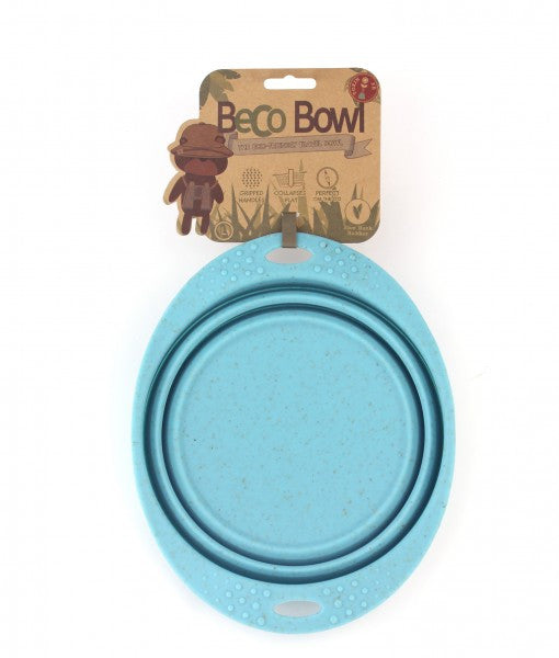 BECO PETS | Travel Bowl - Blauw