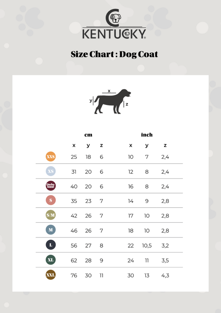 KENTUCKY DOGWEAR | Original Dog Coat - Bruin
