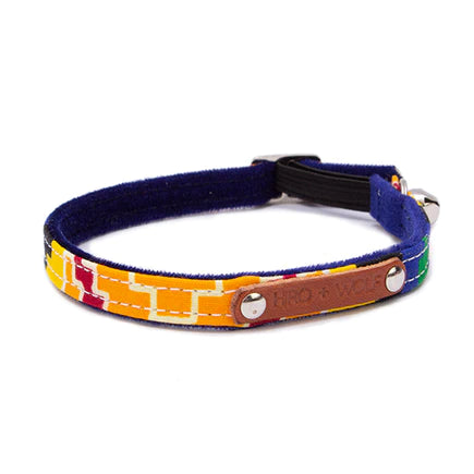 HIRO + WOLF | Kente Cat collar