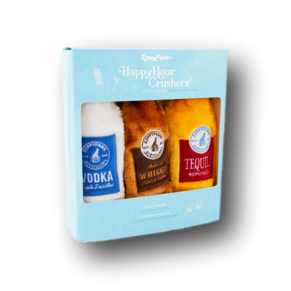 ZIPPYPAWS | Happy Hour Crusherz - Spirits Three Pack