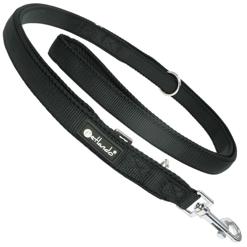 PETLANDO | Mesh Adjustable Leash - Black