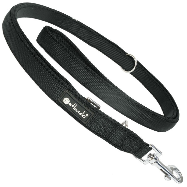 PETLANDO | Mesh Adjustable Leash - Black