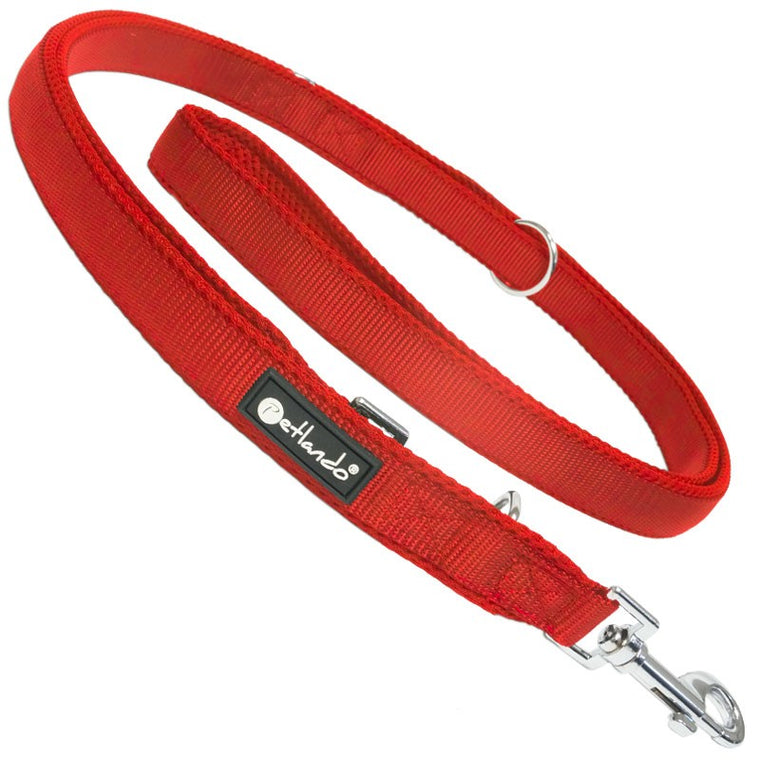 PETLANDO | Mesh Adjustable Leash - Red