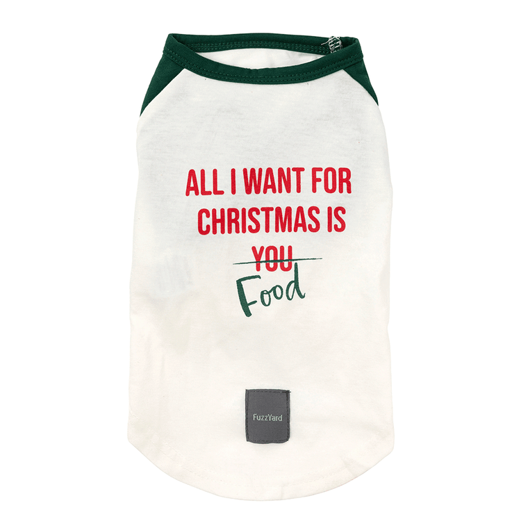 FUZZYARD | T-Shirt - All I Want For Christmas Is Food