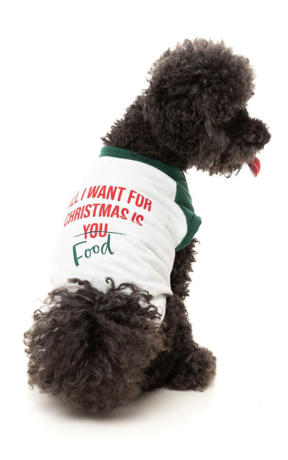 FUZZYARD | T-Shirt - All I Want For Christmas Is Food