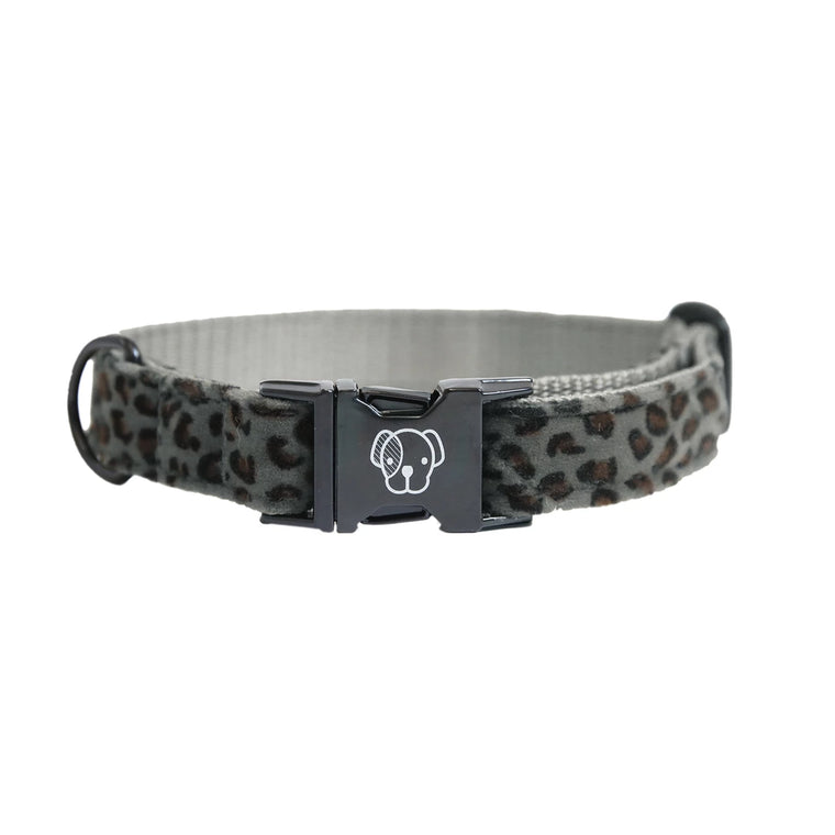 KENTUCKY DOGWEAR | Leopard Halsband - Grijs
