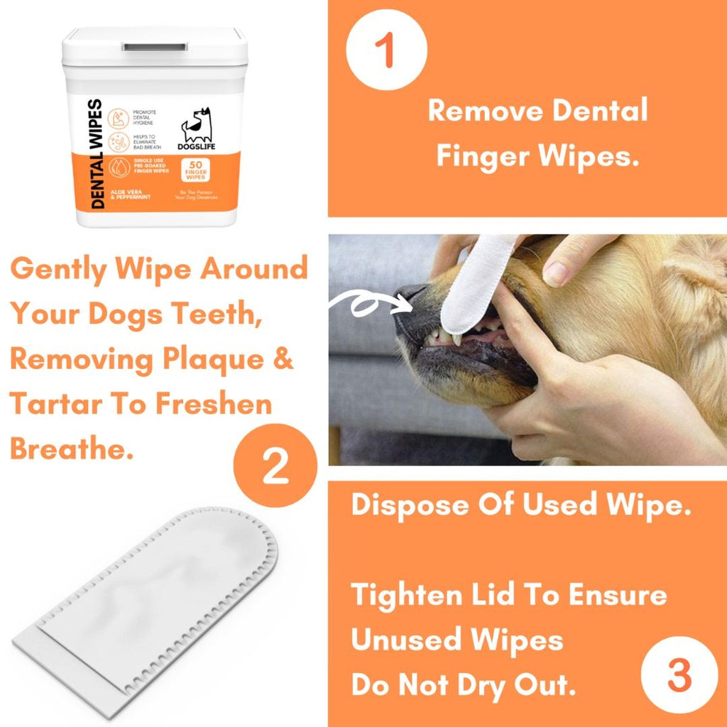 DOGSLIFE | Dental Wipes