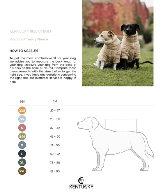 KENTUCKY DOGWEAR | Teddy Fleece Hondensweater - Dennengroen