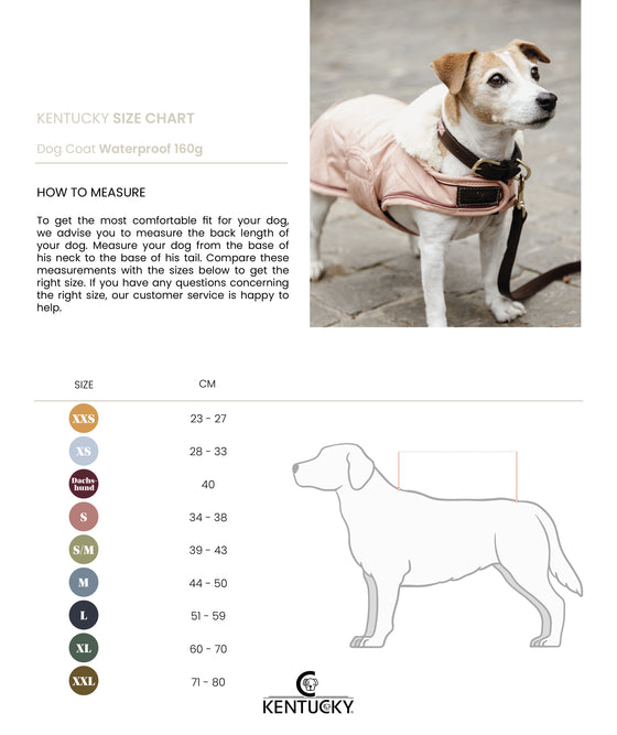 KENTUCKY DOGWEAR | Waterproof Dog Coat - Dusty Blue