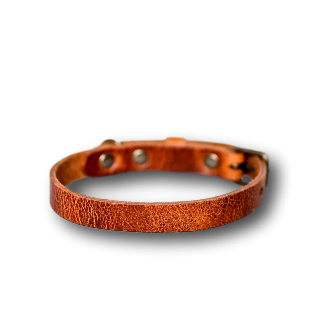 COOPER & QUINT | No Fuss Leather Collar - Camel